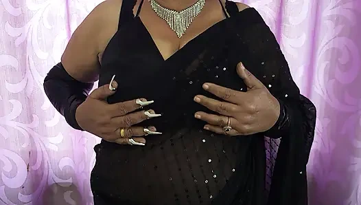 Udigiri senang banget sama tampilan kain sri hitamku