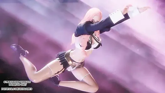 MMD love it - seraphine sexy Kpop Dance Liga der Legenden, hentai unzensiert 4K 60FPS