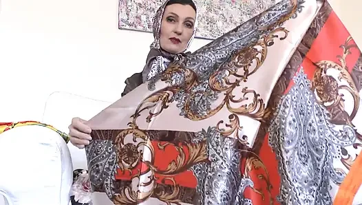 Exciting Satin Scarf Games! Lady Victoria Valente