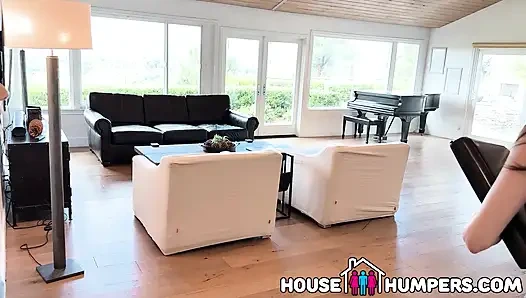 Kate Legend & Lana Smalls - geile immobilienmakler teilen schwanz in wilden FFM-dreier bei Open House, um den Deal zu besiegeln