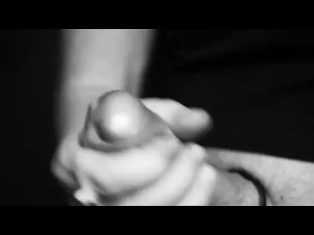 Black & white cumshot