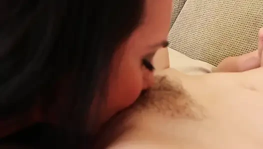 Horny stepmom teaches her stepdaughter about lesbian sex