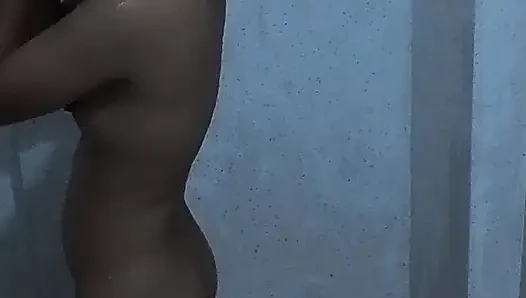 We took a shower after sex