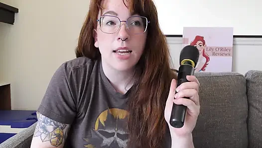 Ulasan NSFW tentang Tampilan Led Vibrating Wand Pro kompak dari funzze