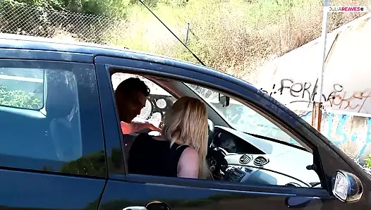 Blonde Milf bitch fucked hard in the underpass