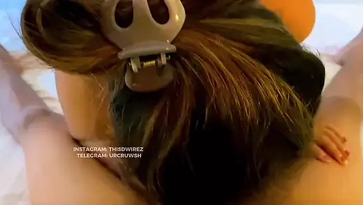 The Lonely Widow's Pink Breasts Made Me So Horny I Accidentally Entered The Bathroom While She Was Taking A Shower