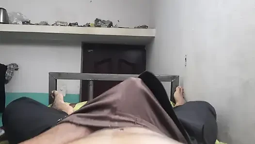 Hot six pack boy masterbating in the room