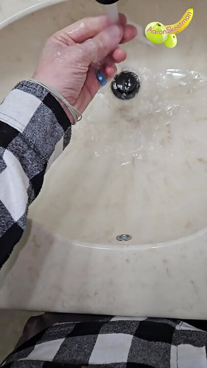 Pissing Compilation - Aaron Skeetman Peeing Everywhere and Playing with his Foreskin