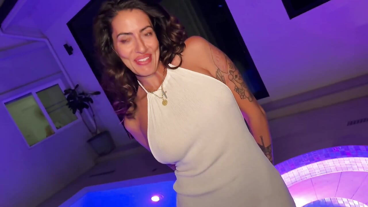 Sexy Aussie Babe Coco Bae Gets Fucked by Pool by Teddy T
