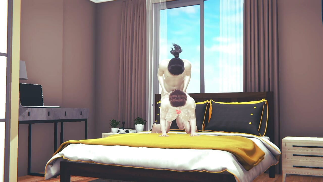 Boquete gostoso de loira peituda 3D Honey Select hentai anime boquete pau grande