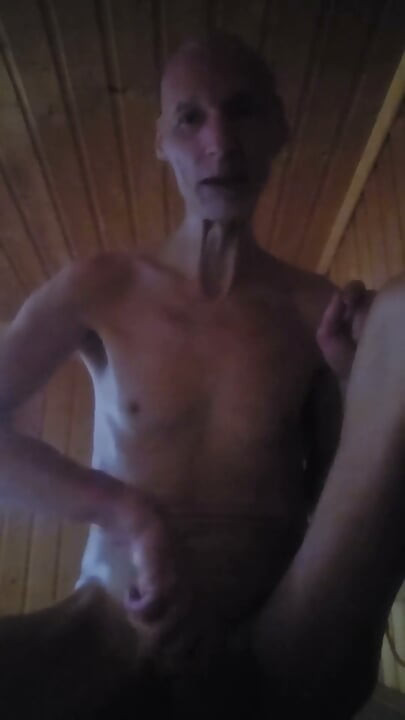 Beautiful Tin in the Sauna
