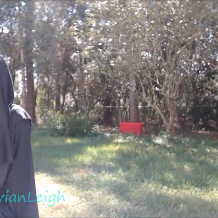 Nun Smoking Outside