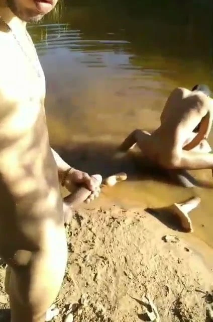 guys fucking on the beach while I masturbate to neea