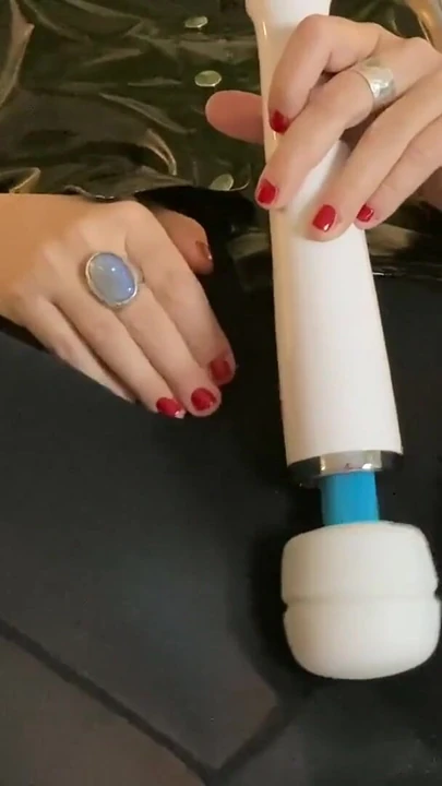 Powerful moment from "Black Mules, Black Leggings, Vibrator Masturbation"