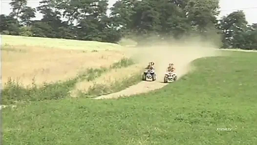 Some girls love motocross and extreme sex in the country