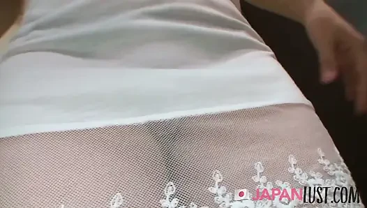 Genç Japon köylü kız büyük bakış açısıyla dölleniyor