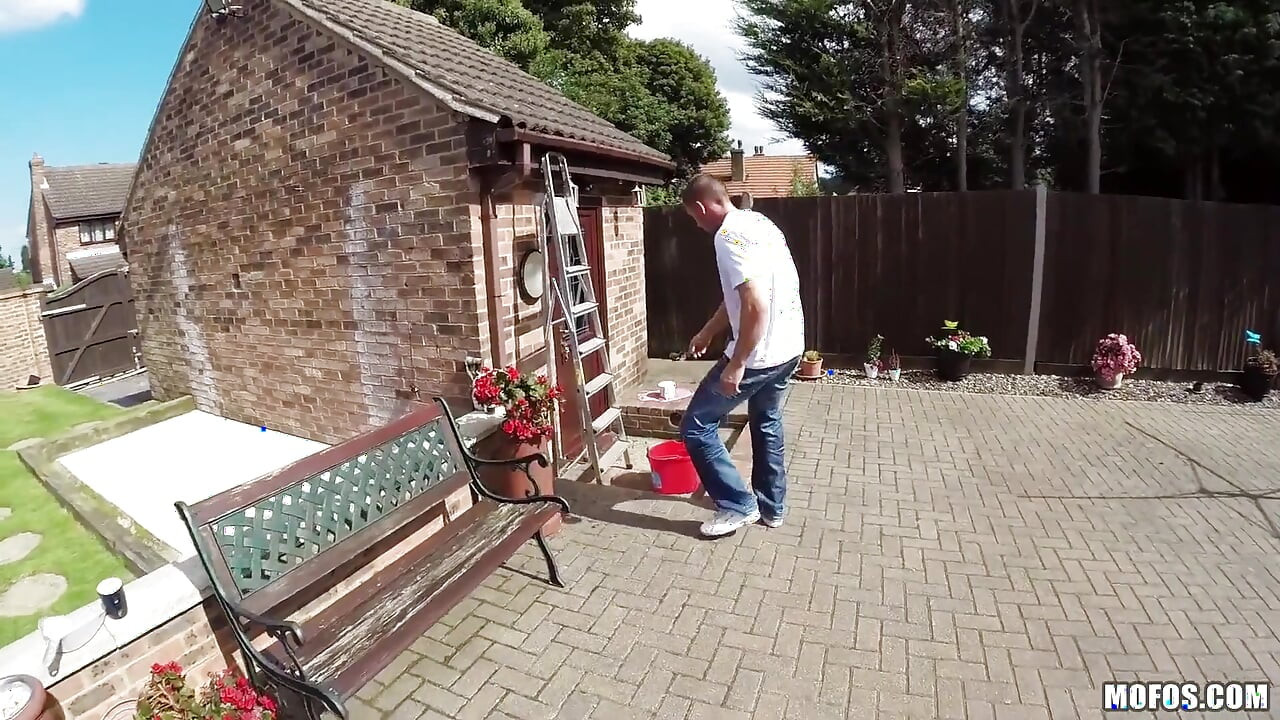 Mofos - Local Guy Marc Caught Filming His Stunning Neighbor Carla Cox, She Then Forces Him to Doggystyle & Gets Facial