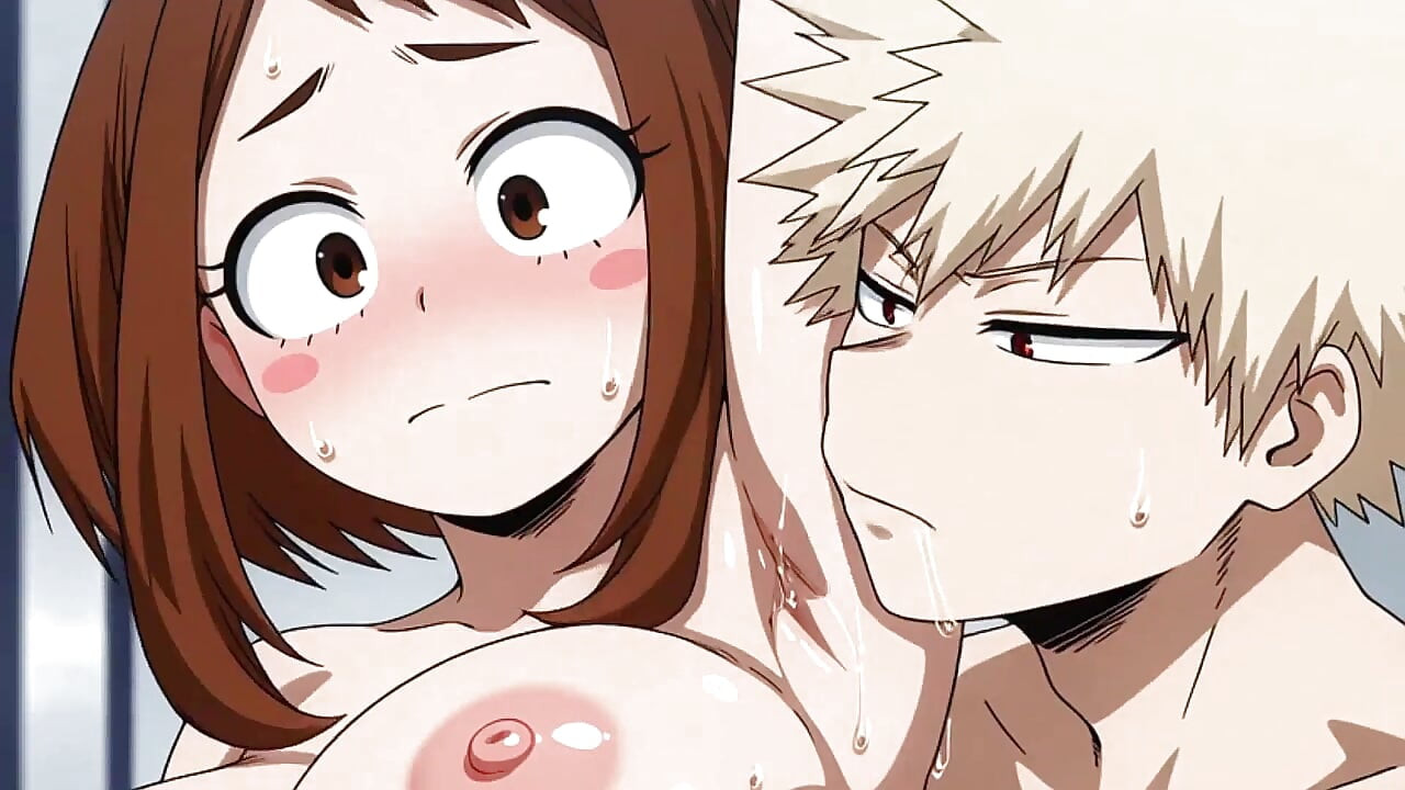 Katsuki x Ochako (MHA) generated by AI