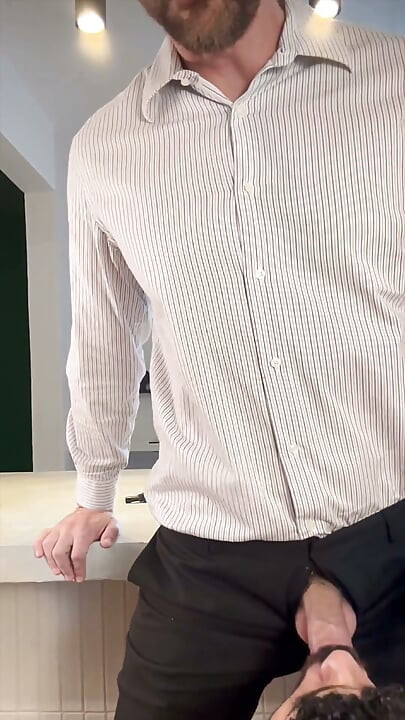 Fucked Him in Formal Clothes with a Cigar