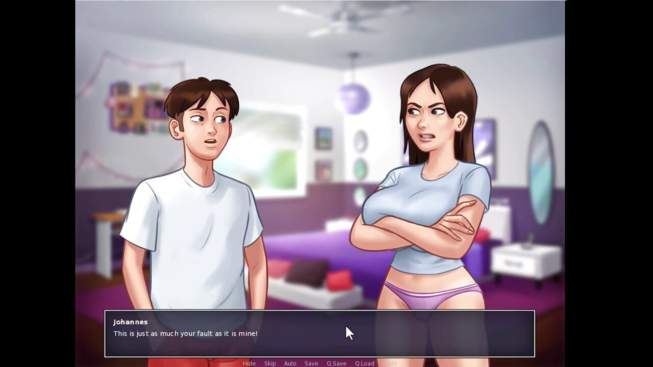 Summertime Saga - Jenny got pregnant - Diana gave me a handjob under the table - new science project is amazing FH