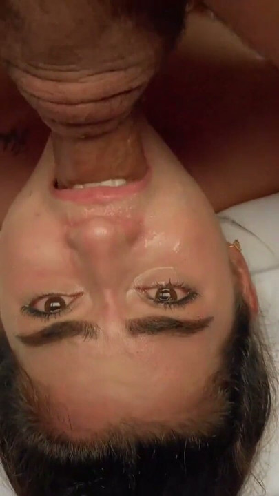 Incredible Thick Lips Brunette Perfect Romantic Cock Sucking Blowjob | Clip 1