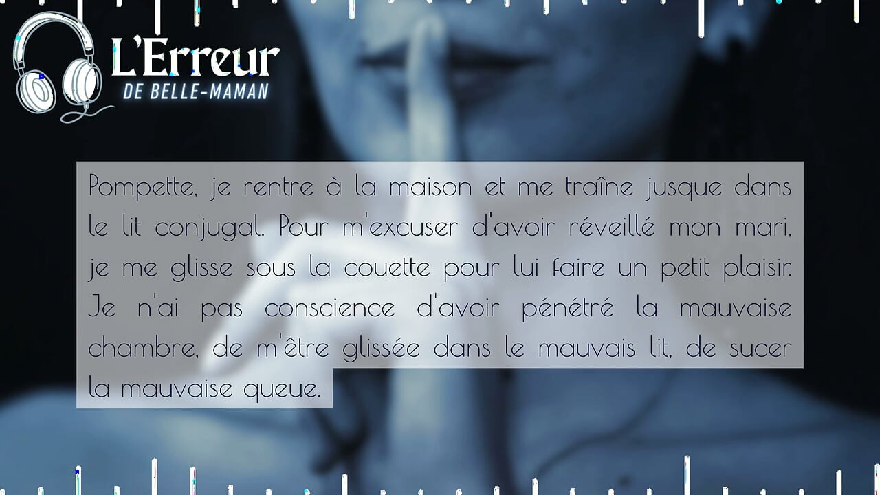 Step-mom sucks you by mistake - French audio rp