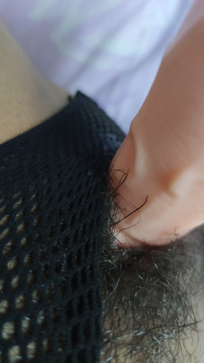 Needy hairy pussy with my favourite dildo