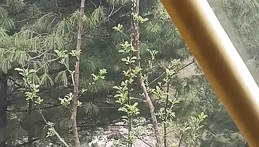 Part 1 - Desi outdoor sex with a stranger girl in the jungle.