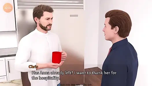 A Perfect Marriage #8 Chris and Anne chat while in bed.