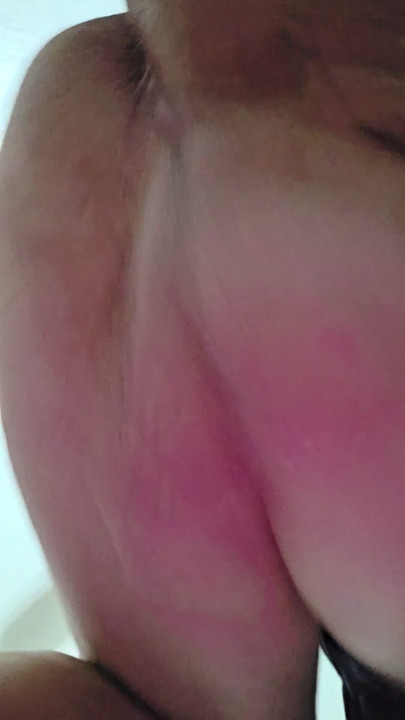 Girl balls swinging