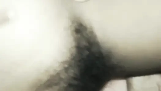 Throwing the stuff in her sister-in-law's mouth