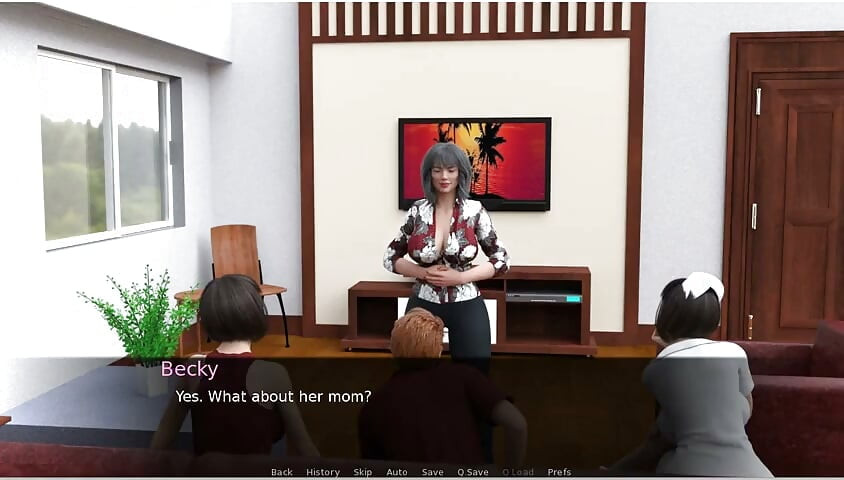 Milftopia - Gameplay - Roleplay - Stepmom Strapon by Stepdaughter and Gets Their First Time Anal