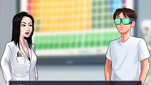 Summertime saga - miss okita sexszene