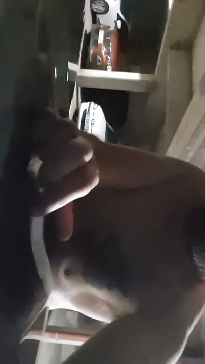 I fuck my naked car in the garage