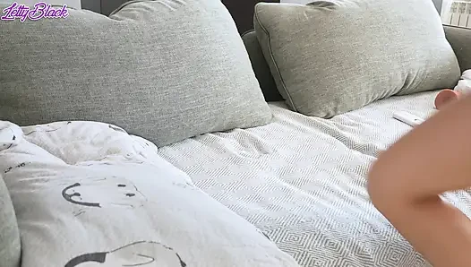 Stepson Caught His Stepmom Masturbating and Fucked Her Hard
