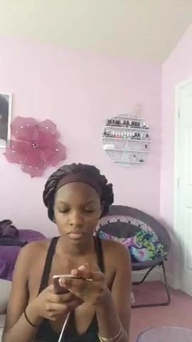 sexy black slim thing with perfect tits