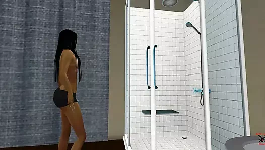 Wet dreams II part 5 (the shower) spanish