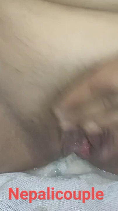 Nepali girl fingering pussy at home | Clip 1
