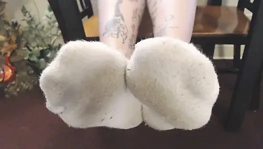 Kaus kaki kecil yang kotor