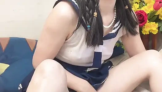 Banana Touch Hana Pussy Sexy Video in Beautiful Outfit