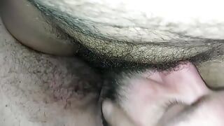 I love sucking my man's uncut cock!