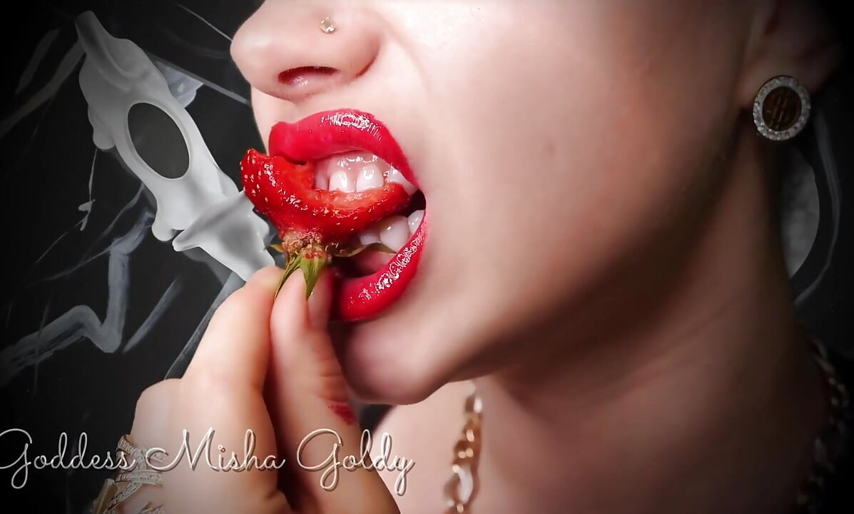 Lipsberry seduction! Worship, wank and cum! JOI