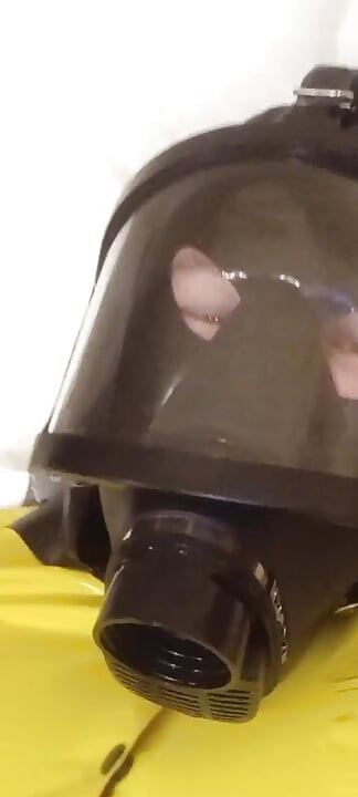 Gasmasked Latex Vis Drone Cumming