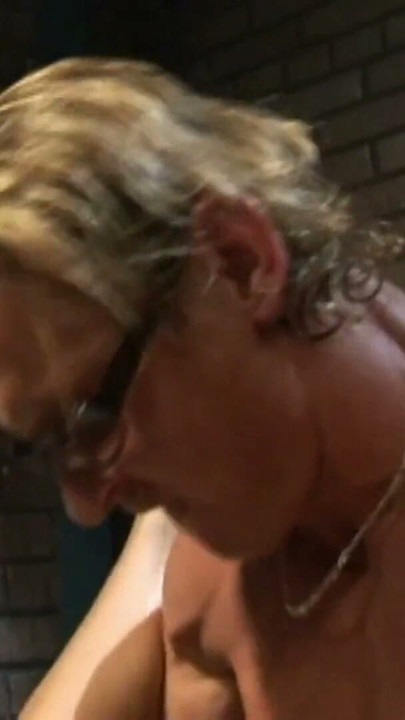 Oiled Hard and Rough Anal with Double Facial in the Jail with Two Really Hot Brunettes and a Big Cock guy for Orgasm | Clip 1