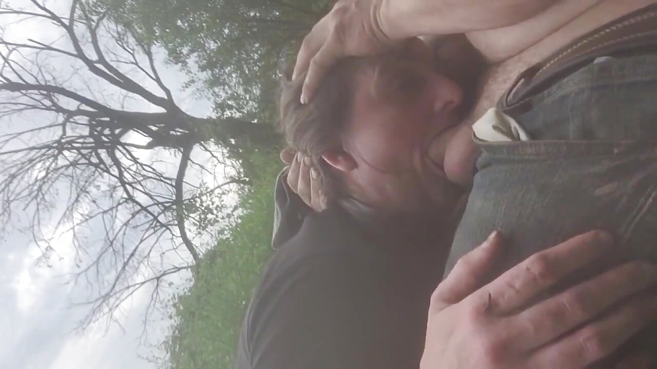 Blowjob by the River
