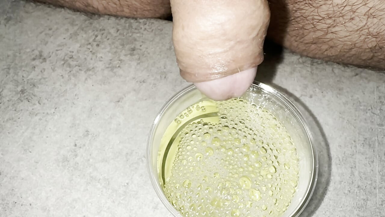 Pissing in a plastic cup mega compilation