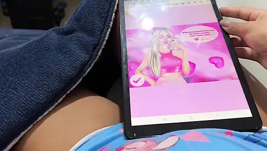 Girl Got Excited While Playing and Was Alone