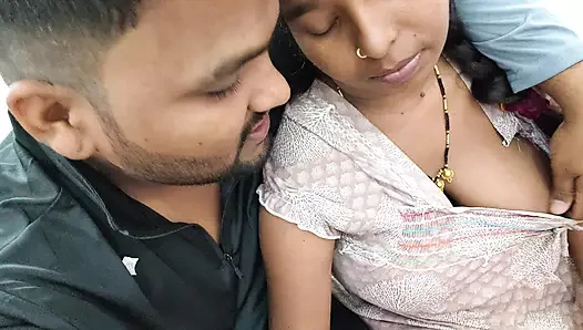 Indian desi stepsister and stepbrother slowly slowly kissing hot and sucking boobs.