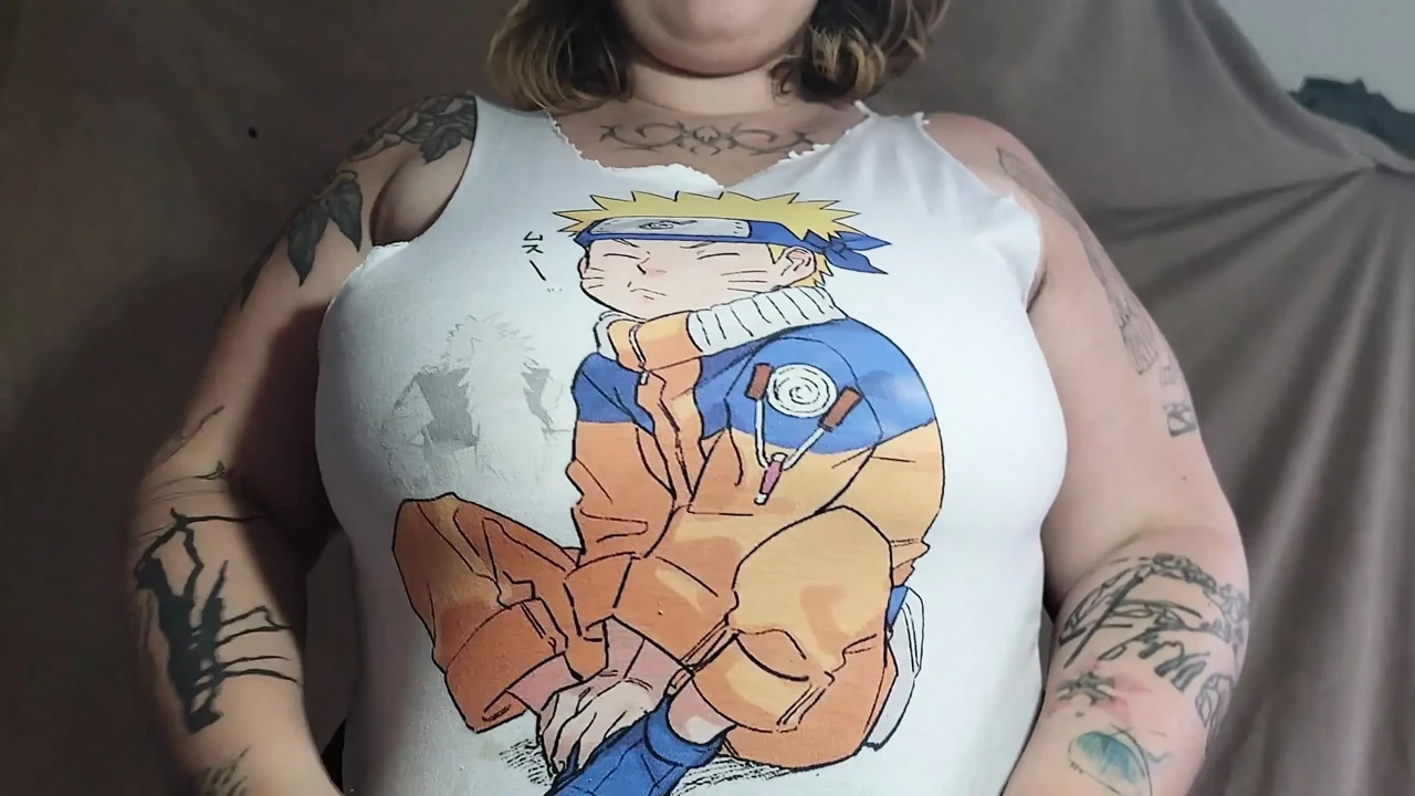 Cutting My Shirt so It Can Fit Them Better (sfw)