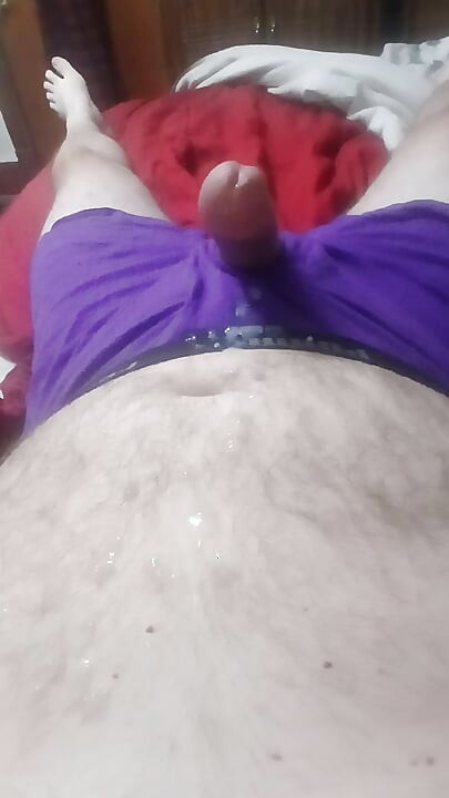 Purple Puma boxerbrief cum video
